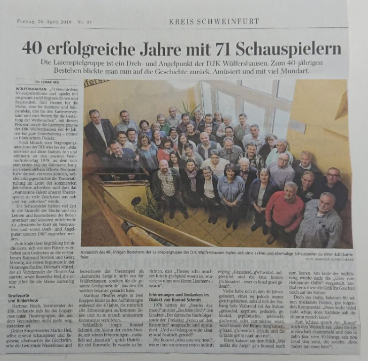 40 Jahre Theater